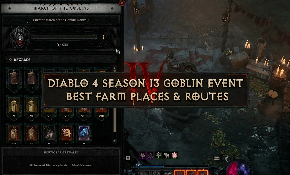 Diablo 4 S13 Goblin Event Best Farm Locations & Routes