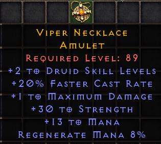 Viper Necklace[ID:17156105824]