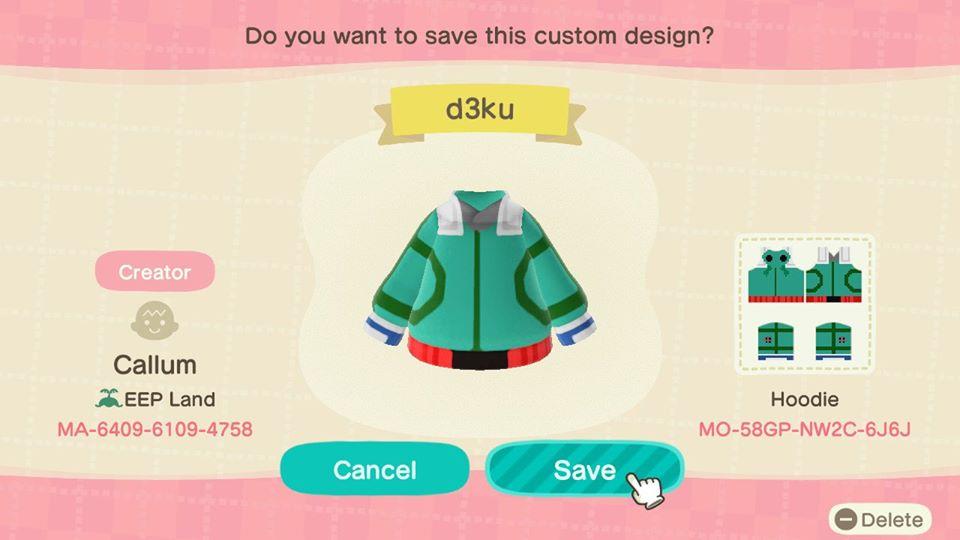 Animal Crossing New Horizons Design ID Codes, ACNH Creator IDs Database