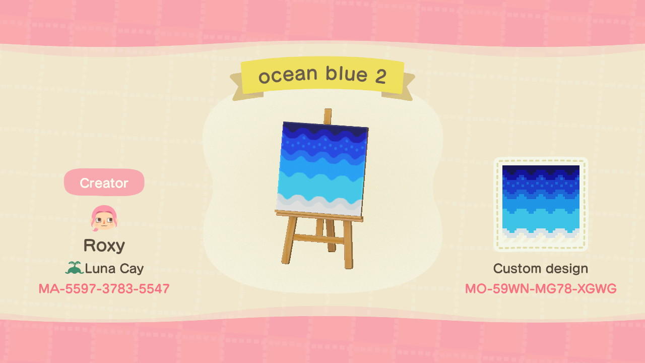 Animal Crossing New Horizons Design ID Codes, ACNH Creator IDs Database