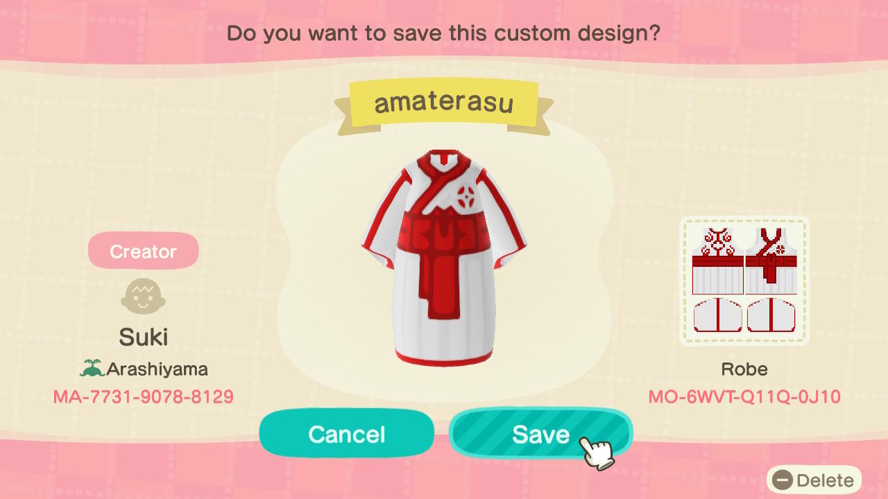 Animal Crossing New Horizons Design ID Codes, ACNH Creator IDs Database