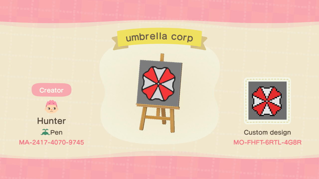 Animal Crossing New Horizons Design ID Codes, ACNH Creator IDs Database