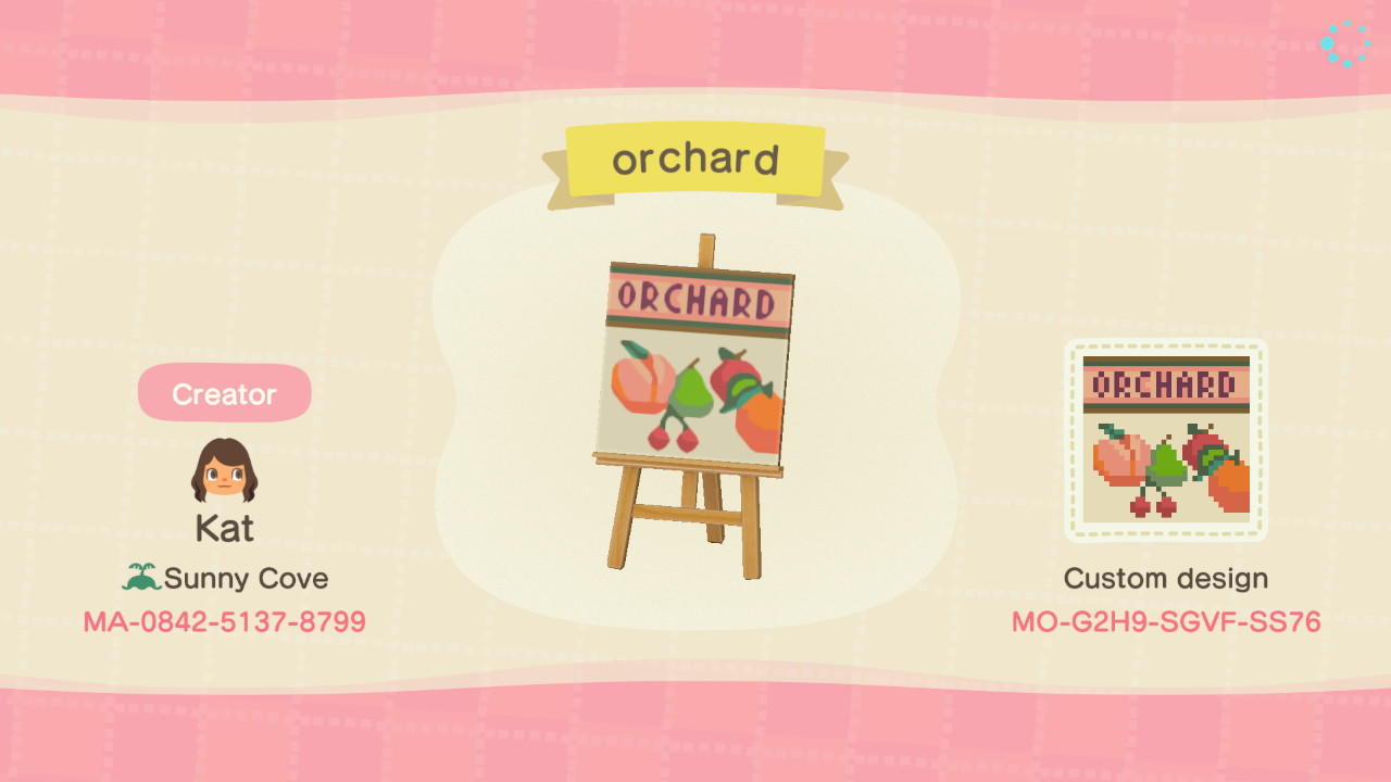 Animal Crossing New Horizons Design ID Codes, ACNH Creator IDs Database