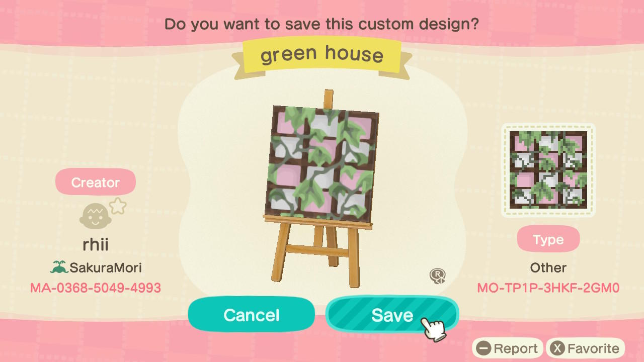 Animal Crossing New Horizons Design ID Codes, ACNH Creator IDs Database ...