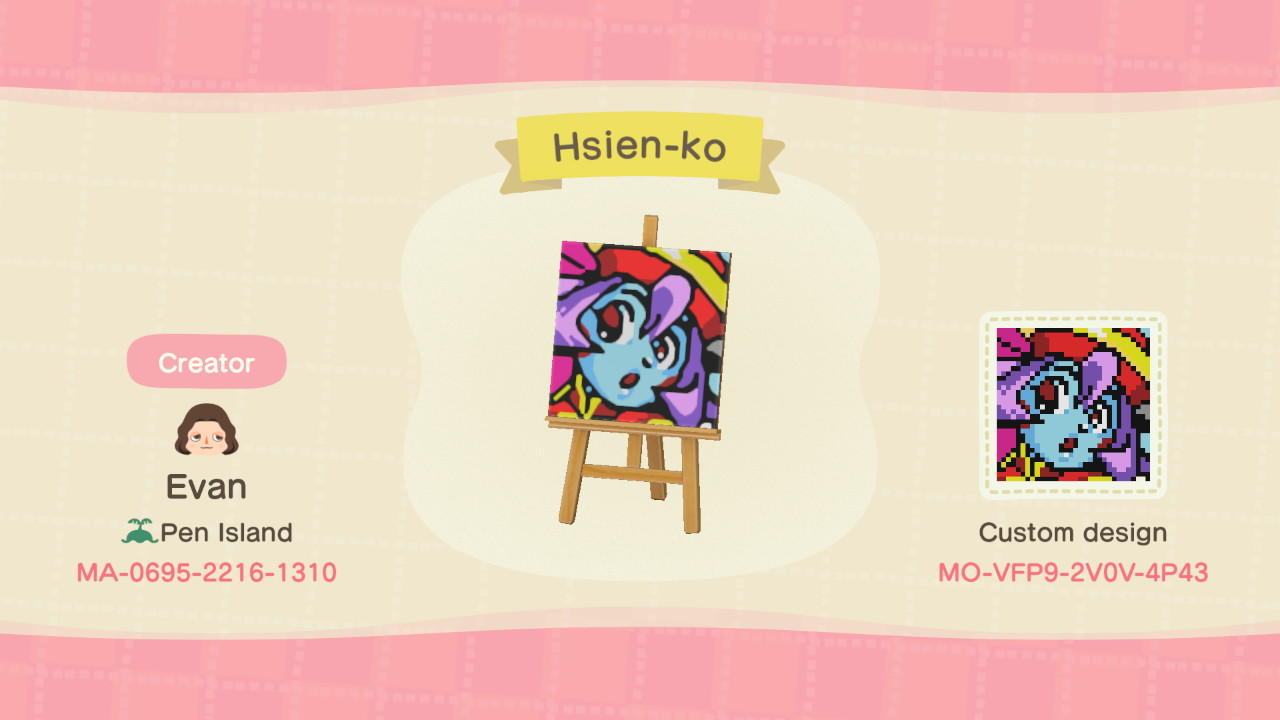 Animal Crossing New Horizons Design ID Codes, ACNH Creator