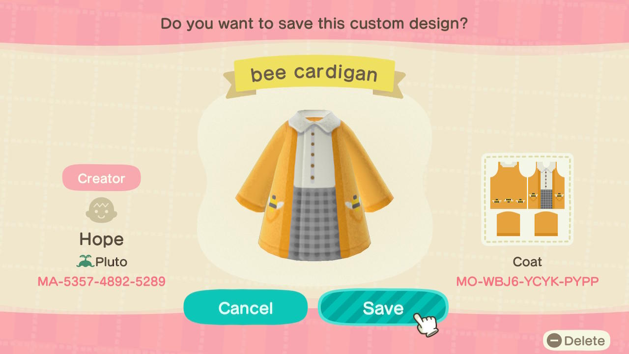 Animal Crossing New Horizons Design ID Codes, ACNH Creator IDs Database