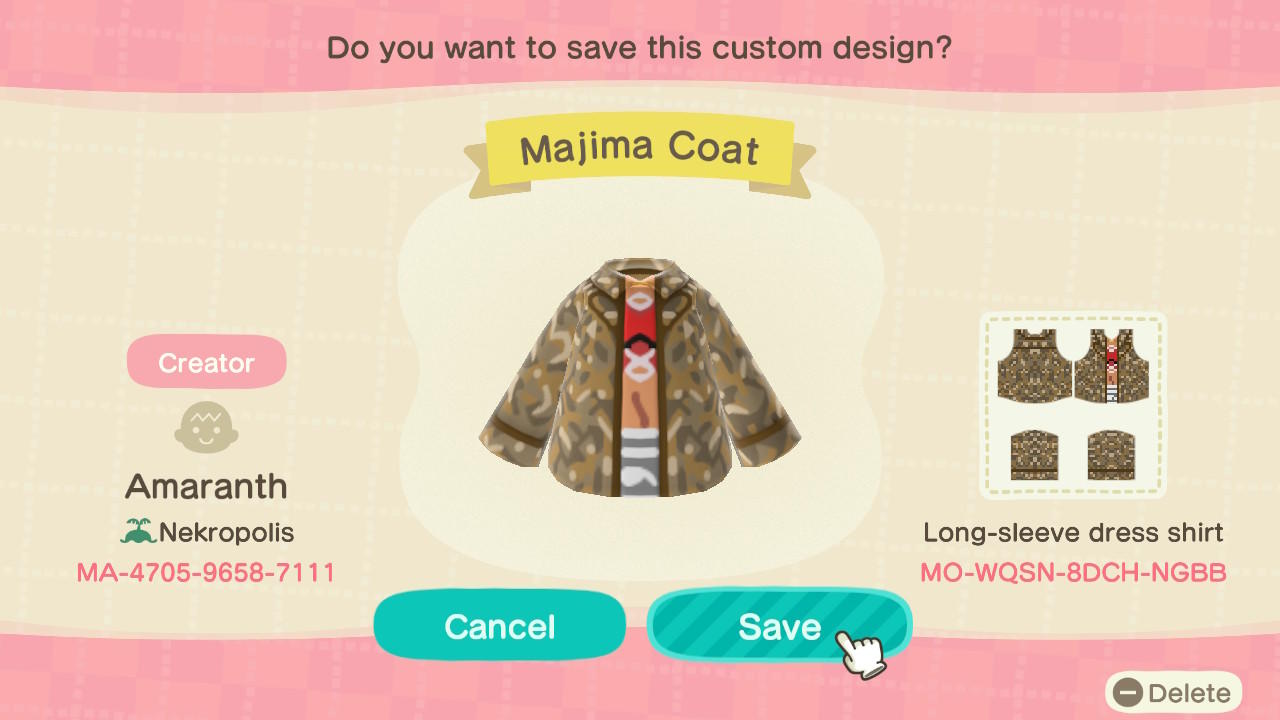 Download Animal Crossing New Horizons Design ID Codes, ACNH Creator ...