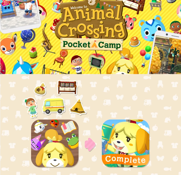 Animal Crossing Pocket Camp Complete Transfer Items from original Pocket Camp