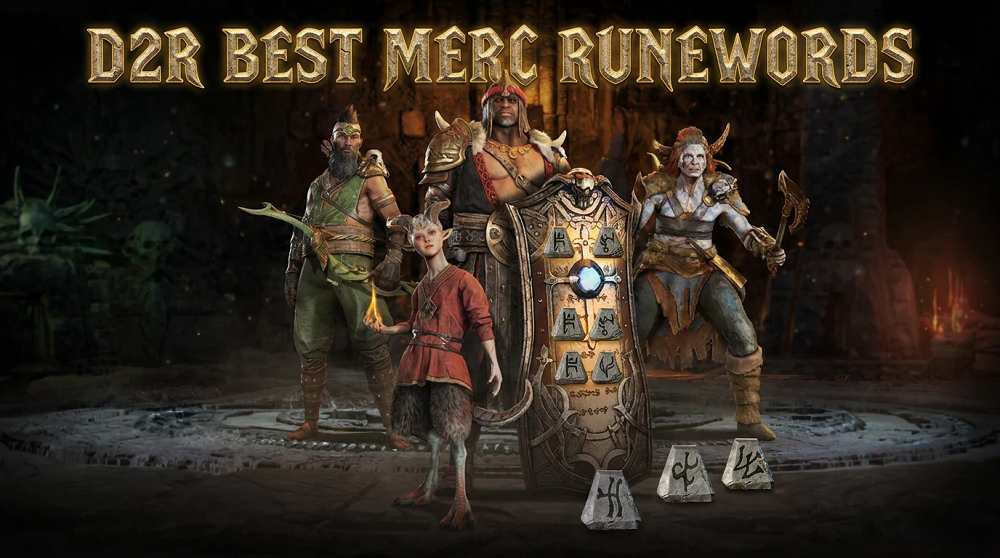 D2R Best Mercenary Runewords for Helm, Armor, Weapon (RotW)